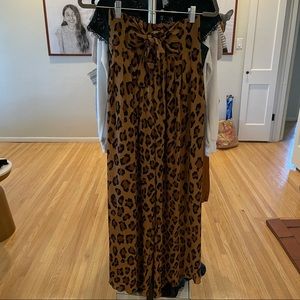 Free People Wake Up Pant Leopard